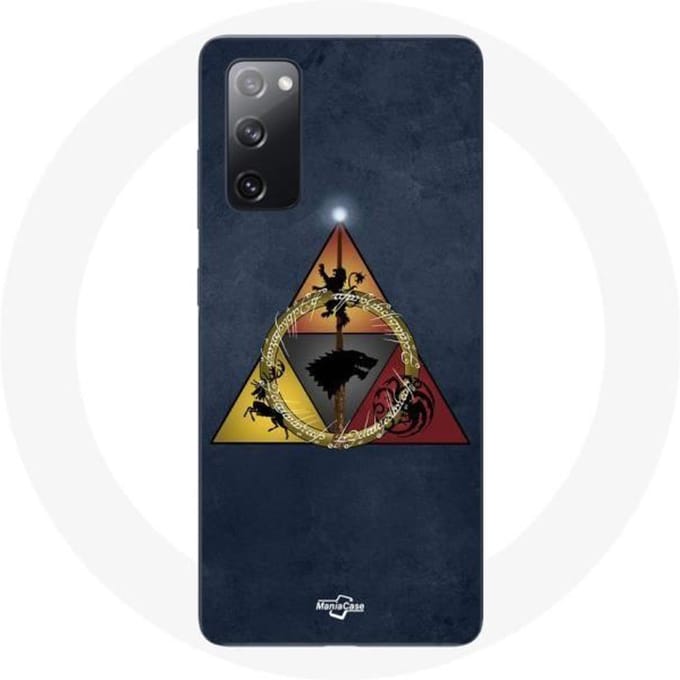 Coque - Game of Thrones - Samsung Galaxy S20 FE - Rigide - Triangle Logo Baratheon - Bleu