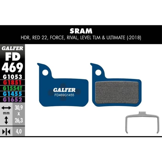 Remblok Galfer Sram Red 22