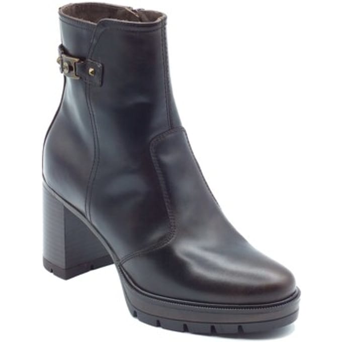 Nero Giardini - I618043D - Laarsjes - Kleur: Bruin - Maat: 37