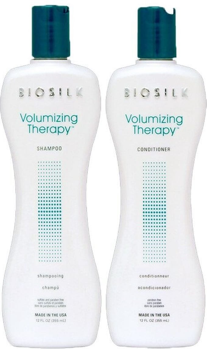 Biosilk Volumizing Therapy Shampoo 355ml + Conditioner 355ml