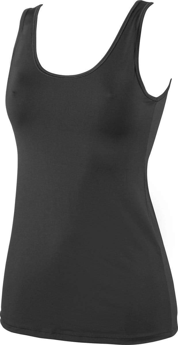 Avet Dames hemd microfiber 7591 - Polyamide dames onderhemd - Naadloos Singlet - Zwart / S