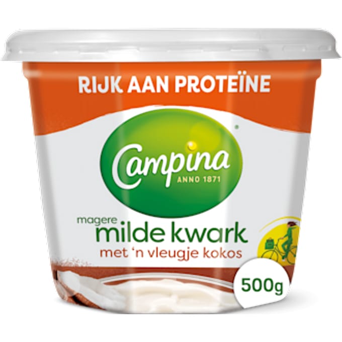 Magere kwark met kokos