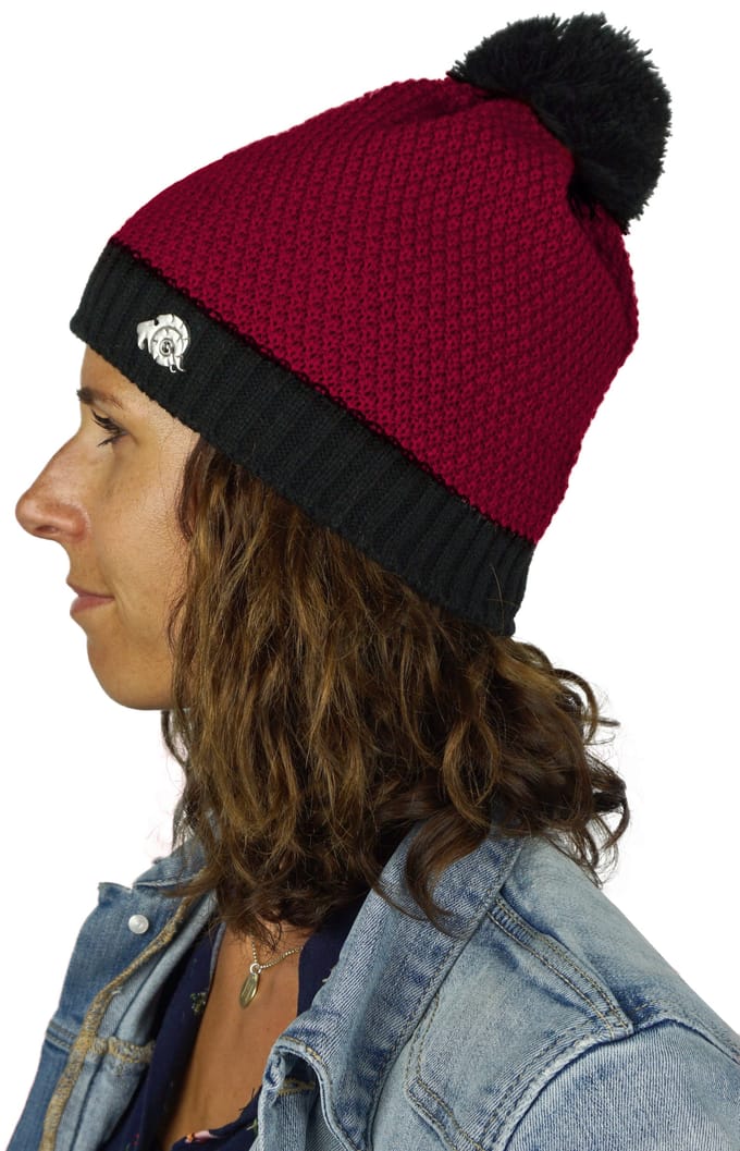 Unisex Wintermuts met Pompon en Fleecevoering