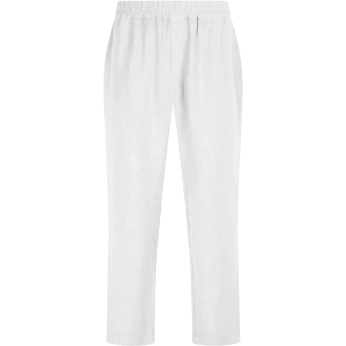 Linnenbroek met elastische taille Haris Cotton