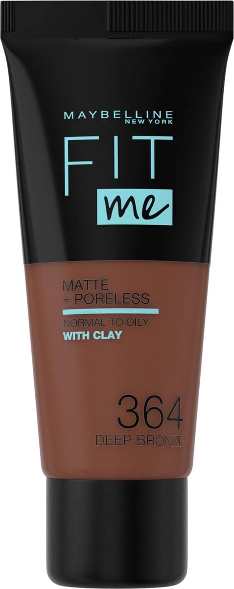 Maybelline Fit Me Matte & Poreless Foundation - 364 Deep Bronze - 30 ml