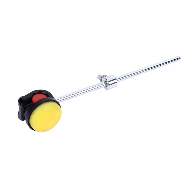 Pédale de batteur de grosse caisse Maillet Tête en silicone Accessoire d'instrument de percussion pour remplacement yellow