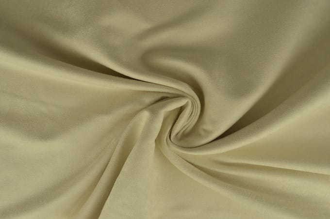 10 meter suedine - Gebroken wit - 100% polyester