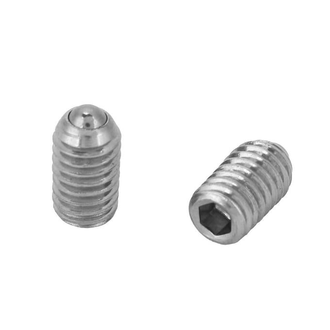 Lot de 20 vis à bille à ressort hexagonales filetées en acier inoxydable (M6*10)