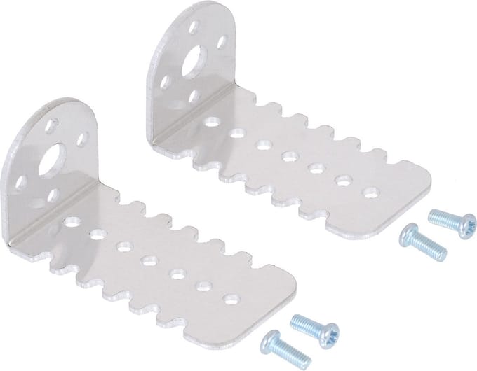 25D mm Metal Gearmotor Bracket Pair Pololu 2676