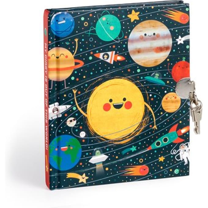 Solar System Locked Diary - Mudpuppy