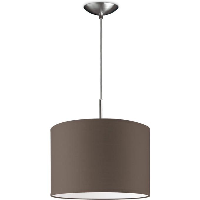 hanglamp tube deluxe bling Ø 30 cm - taupe