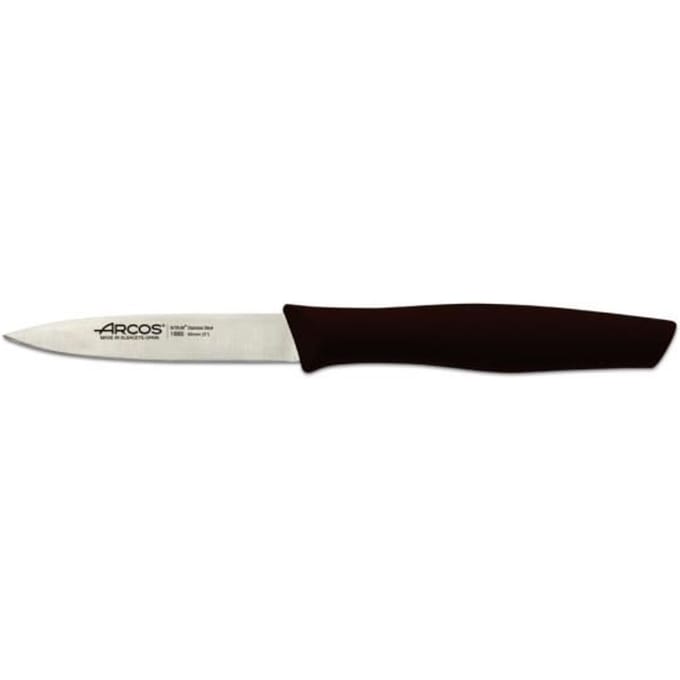 Couteau - ARCOS - Mondador Nova 188528 - Acier inoxydable NITRUM - Lame 8,5 cm - Mango ergonomique