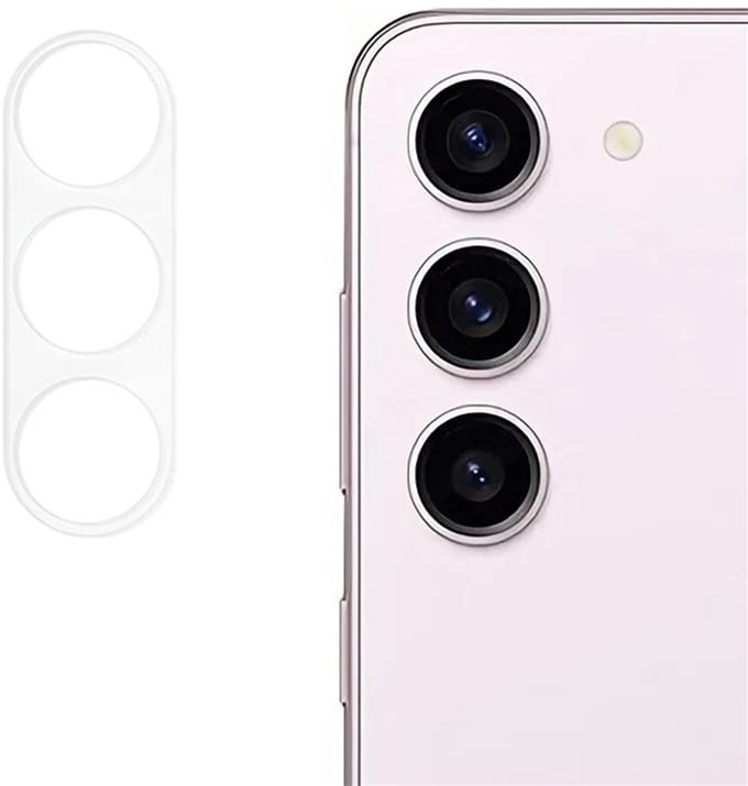 Camera lens Protector 1x Geschikt voor: Samsung Galaxy S25 Plus - screen protector - glas - bescherm je camera - beschermglas - Transparant