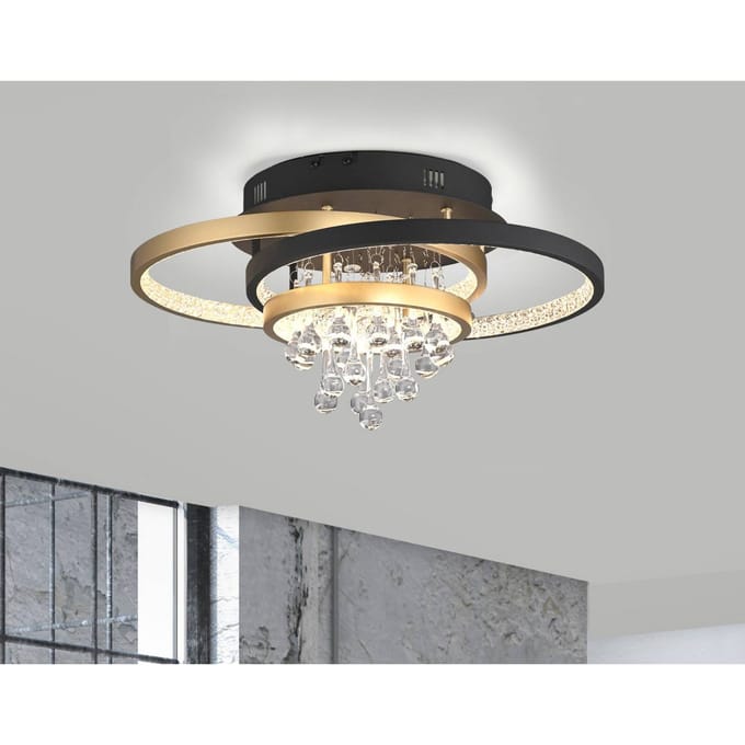 Paul Neuhaus LED plafondlamp Rotazo, glas, CCT, dimbaar