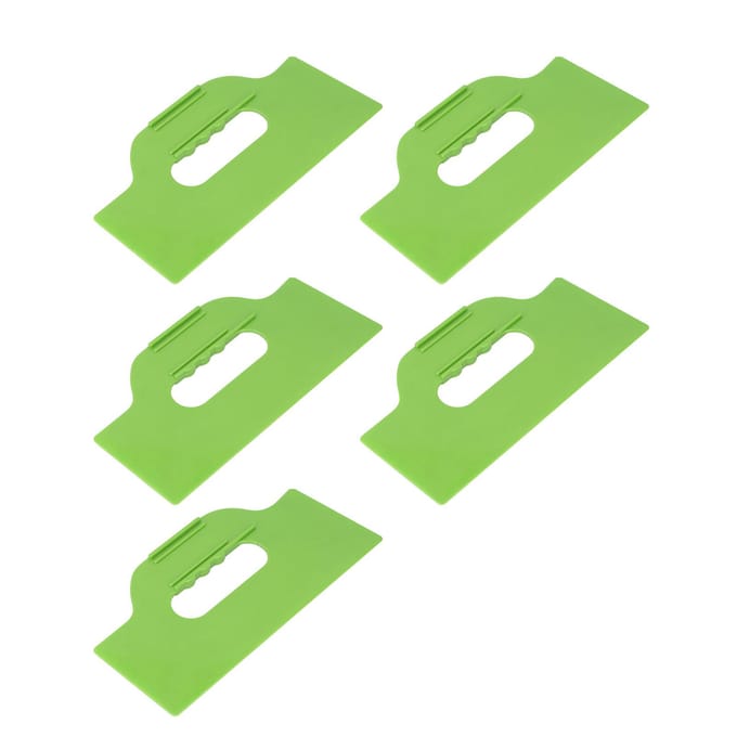 5 STUKS 10 Inch Plamuurspatels Flexibele Plastic Verfschraper Set voor Gipsplaat Spackelen Patchen green