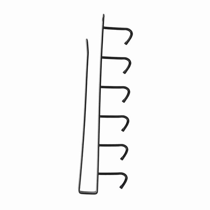 Multifunctioneel Keuken Opbergrek Kastplank Hanghaak Kledingkast Organizer Houder Zwart