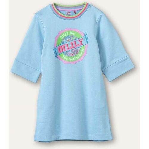 Oilily Daver sweat jurk- maat152/12yr Paars Impression