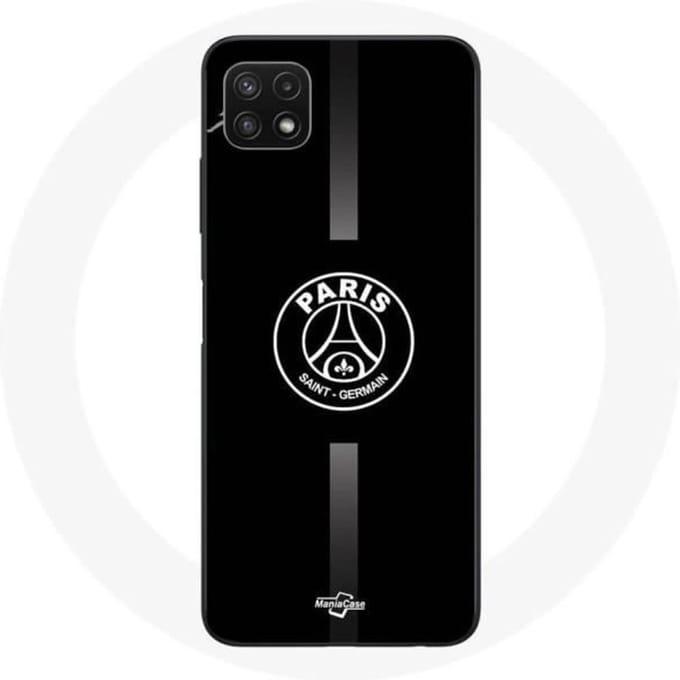 Coque - maniacase - Galaxy A22 5G - Souple - Protection - PSG Logo Jordan noir