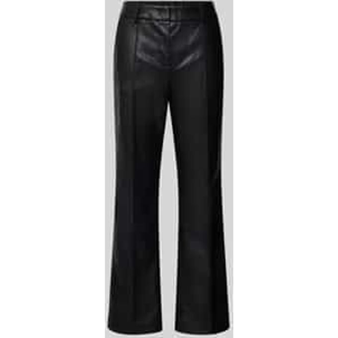 Loose fit broek in lederlook model 'Luane'