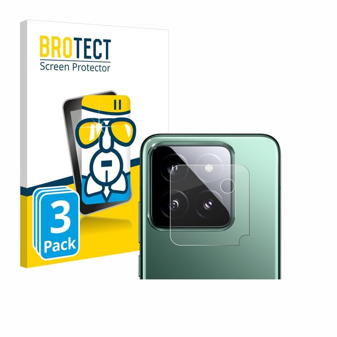 Screenprotector 3 Stuks voor Xiaomi 14 (ALLEEN Camera Lens) Beschermglas transparant