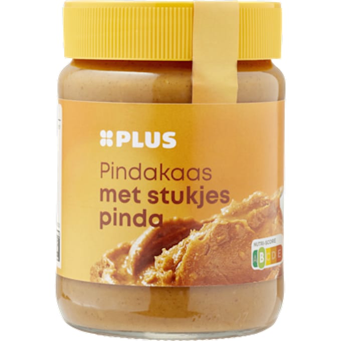 Pindakaas met stukjes pinda