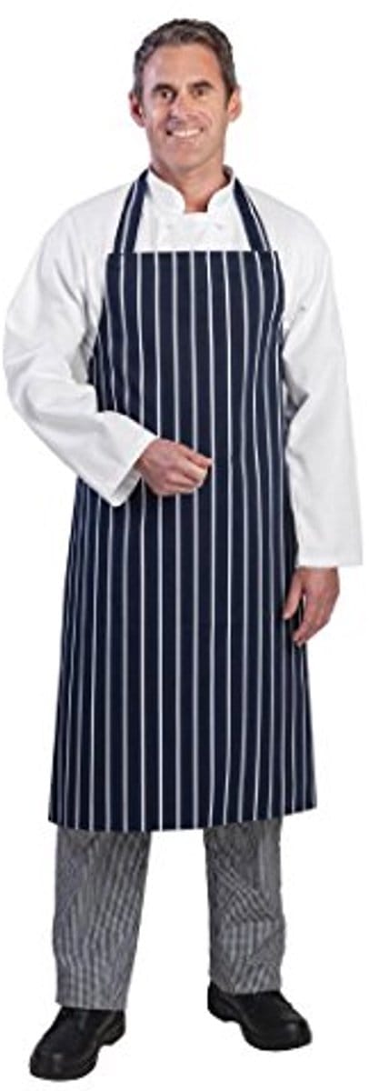 Koks Kleding Sliert Schort Navy Stripe
