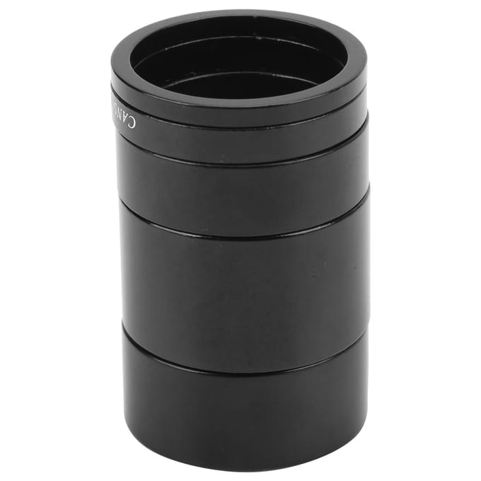 5 stuks/set Fiets Voorvork Onderlegring Mountainbike Aluminium Headset Spacer Vork Onderlegring black
