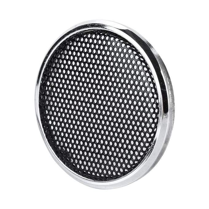 2 PCS 1 inch o Speakers Decoration Protective Grills Cover Steel mesh Case gray