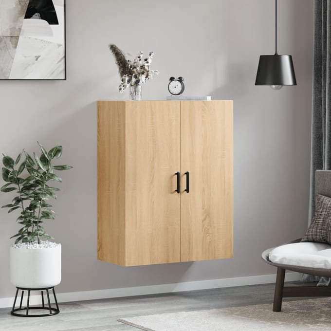 vidaXL - Bovenkast - 69,5x34x90 - cm - sonoma - eikenkleurig