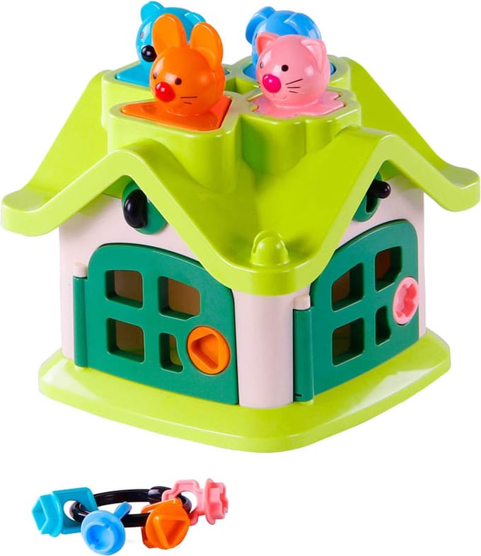 Cavallino Toys Cavallino Safari Shape Sorter with Keys 6 pcs.
