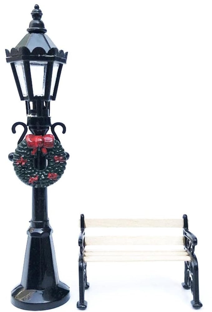 Dailygoods- Straatlantaarn Miniatuur - Decoratief Ontwerp - Kerstdorp