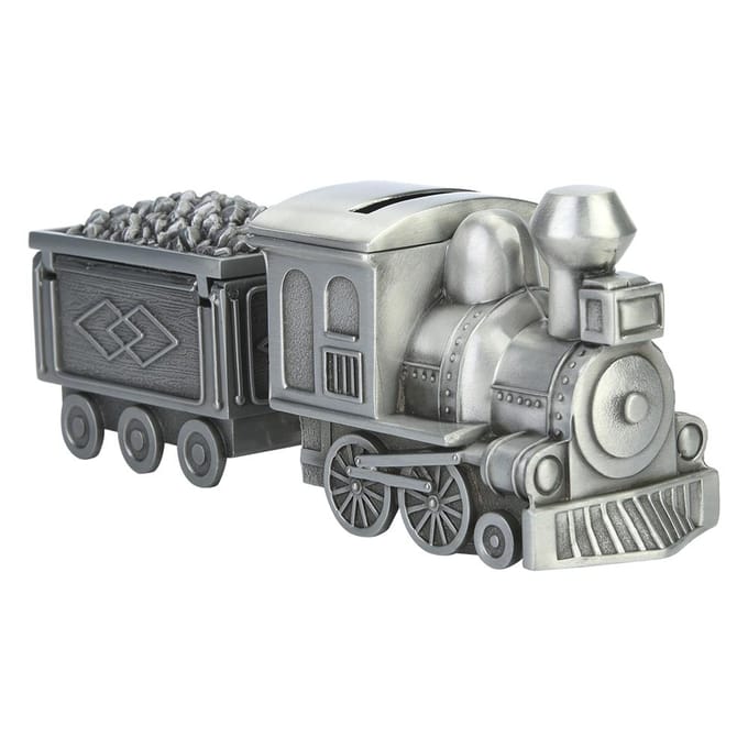 Kinderen Spaarpot Retro Treinmodel Munt Spaarpot voor Tafeldecoratie gray