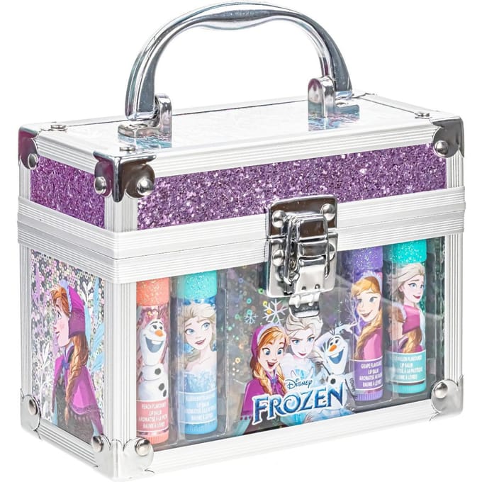 Frozen make-up koffertje met 4 lipbalsem