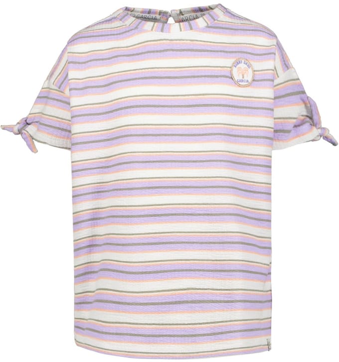 GARCIA Meisjes T-shirt Paars - Maat 104/110