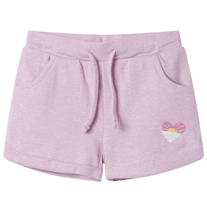 vidaXL Kindershorts met trekkoord 116 gemengd lila