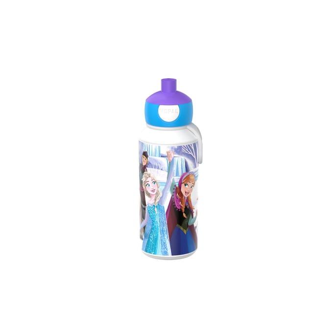 Mepal Pop-up drinkfles Campus - 400 ml - Sluit goed af - Drinkbeker voor kinderen - Frozen Friends