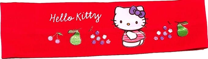 Hello Kitty - Haarband - Fruitmotief - Rood