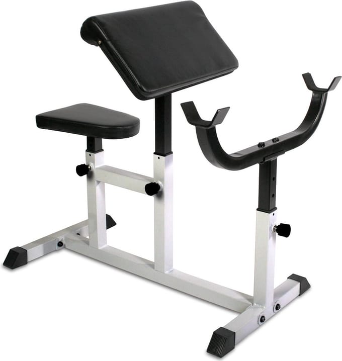 Physionics - Fitness Curlbank - Halterhouder - Verstelbaar - Curl Machine