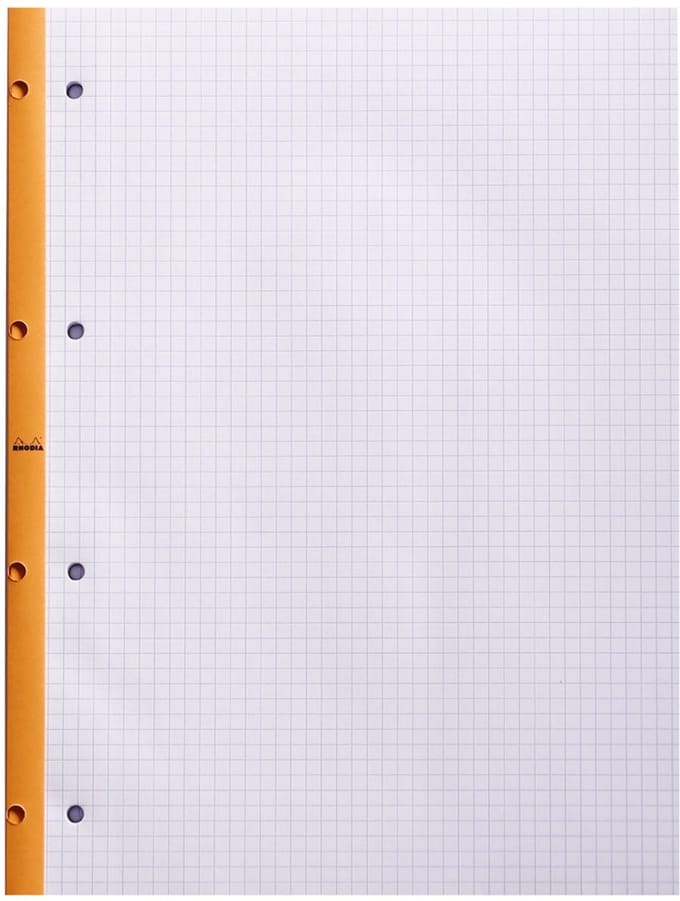 RHODIA werkblok, DIN A4, geruit, pak van 3 stuks