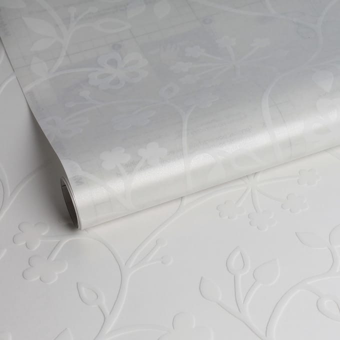 d-c-fix Tord Raamfolie - 45x150cm - Melkglas - Bloemen - Statisch