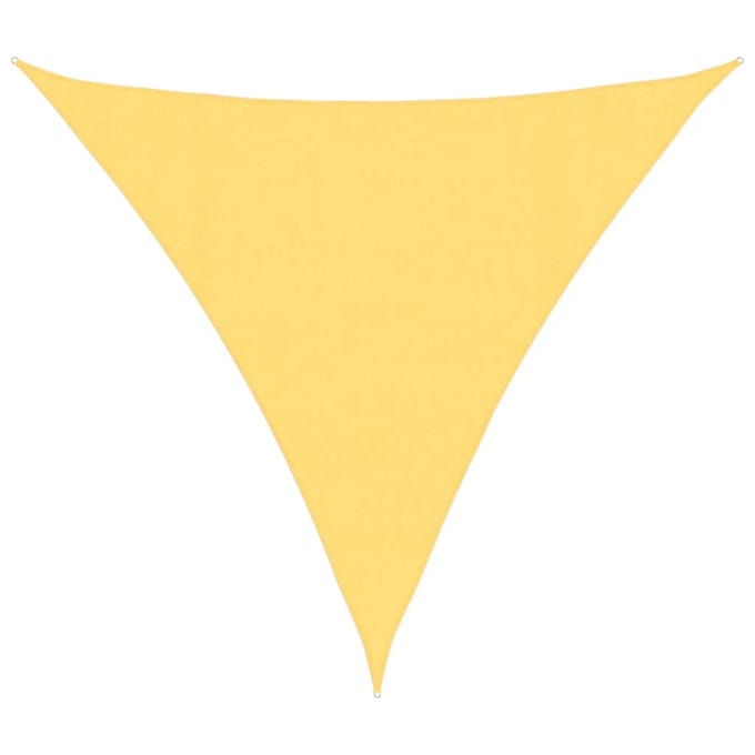 vidaXL - Zonnezeil - 160 - g/m² - 4x4x4 - m - HDPE - beige