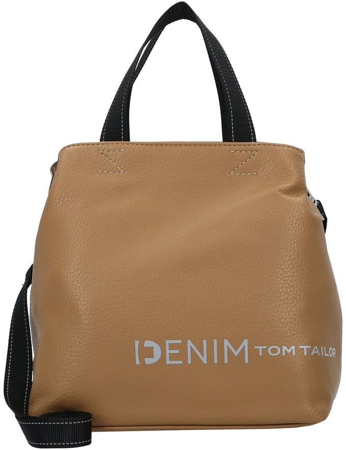 TOM TAILOR handtas schoudertas Marlow Zip Shopper Camel Lichtbruin