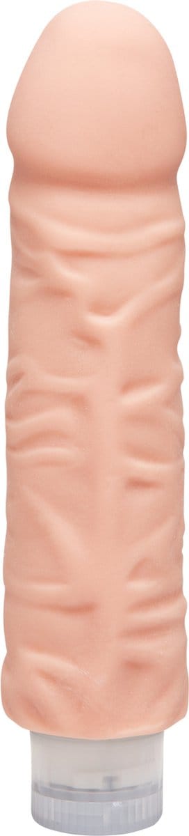 Doc Johnson - Shakin' D - Vibrating Realistic ULTRASKYN Dildo - 7 / 18 cm