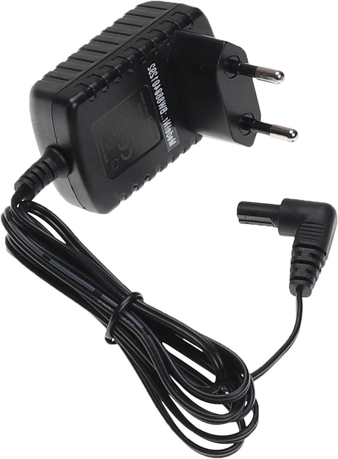 Oplader Stofzuiger - Laadkabel Adapter - Accu Opladen - Precisie Pasvorm - 14V 0.4A - Zwart