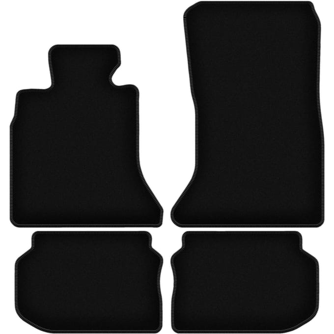 BASIC zwarte veloursmatten voor: BMW 5 F11 stationwagen (2010-2013)