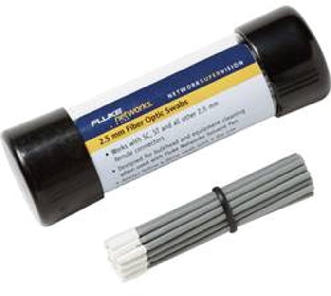 Fluke Networks NFC-SWABS-2.5MM NFC-SWABS-2.5MM Glasvezeltester Meetbereik: Netwerk