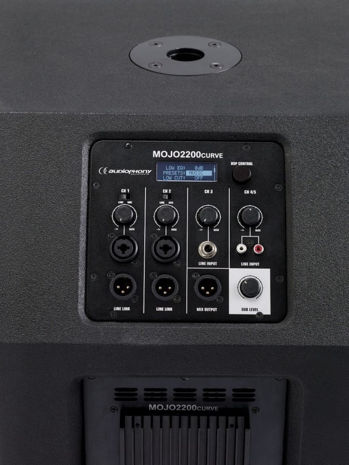 Audiophony MOJO2200curve Compact Curve Array systeem