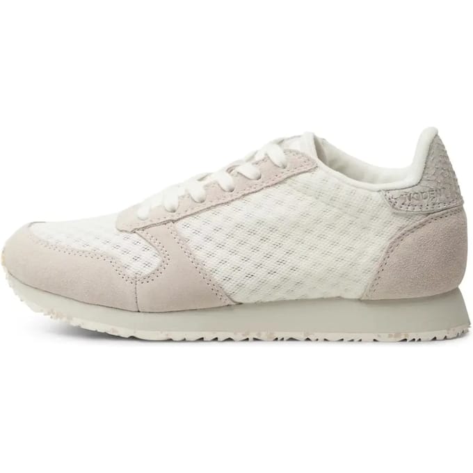 Woden Ydun Suede Mesh II Sneakers wit Textiel - Dames - Maat 36