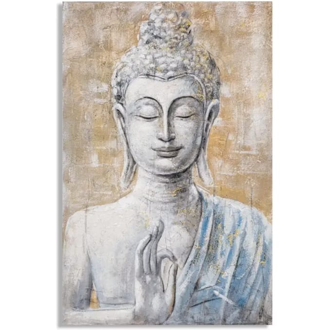 Muurdecoratie schilderij op canvas licht Mauro Ferretti Buddha