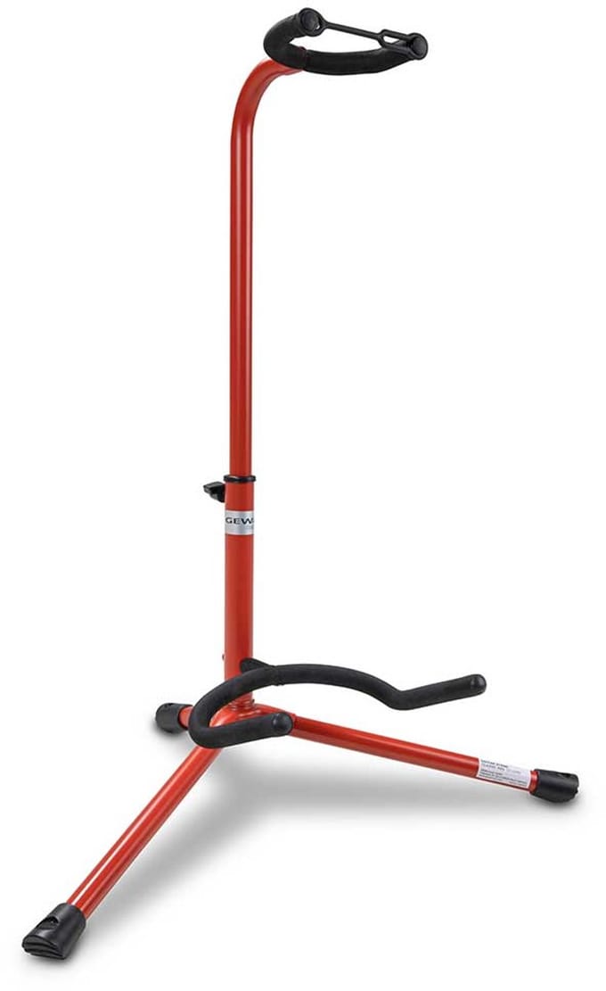 GEWA Music GS-10RD Gitaar Standaard / Gitaarstatief Rood